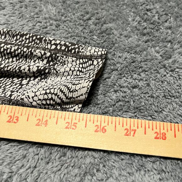 Lululemon Fast Free 7/8 Tight II Womens 6 Meisai White Black Reflective Nulux - Picture 8 of 8